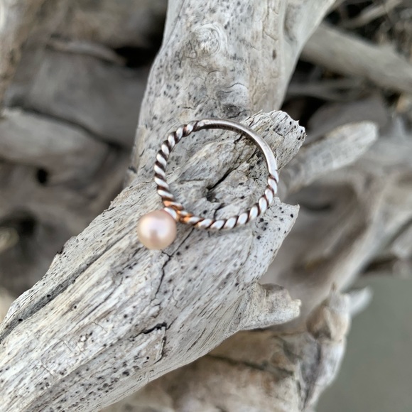 🌅Sterling Silver Hypnotic Mermaids Pearl.925 sterling Ring 🌅 - Picture 8 of 17
